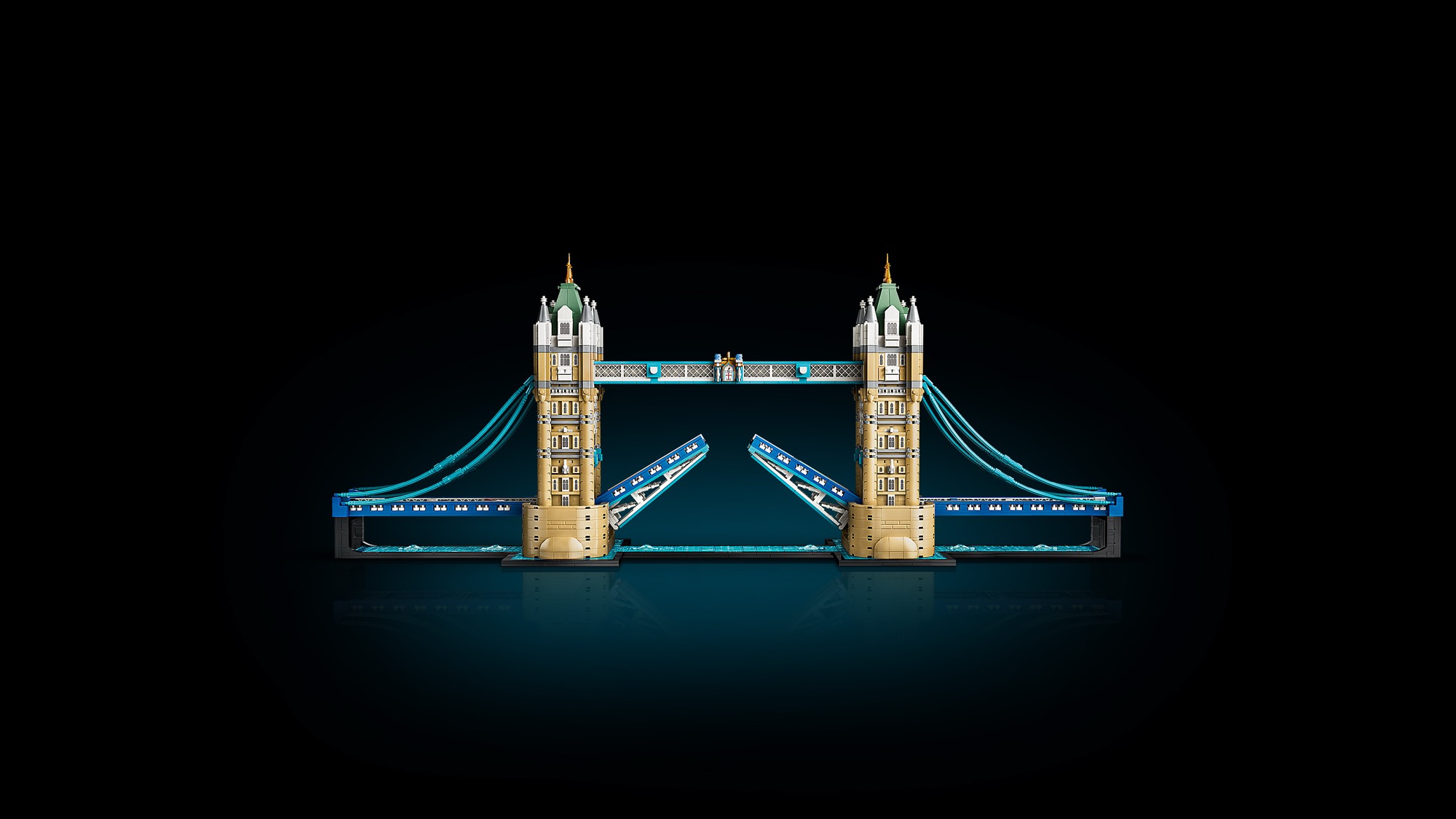 Otevřená zvedací mostovka LEGO Tower Bridge 21067