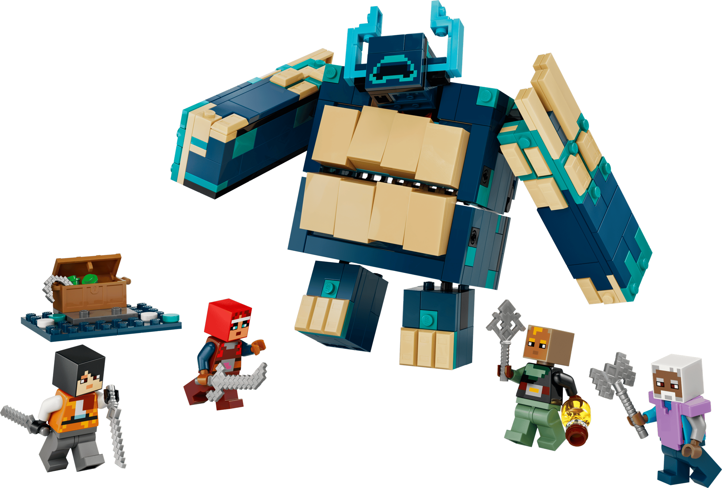 LEGO Minecraft Souboj s pokřiveným Strážcem 21591