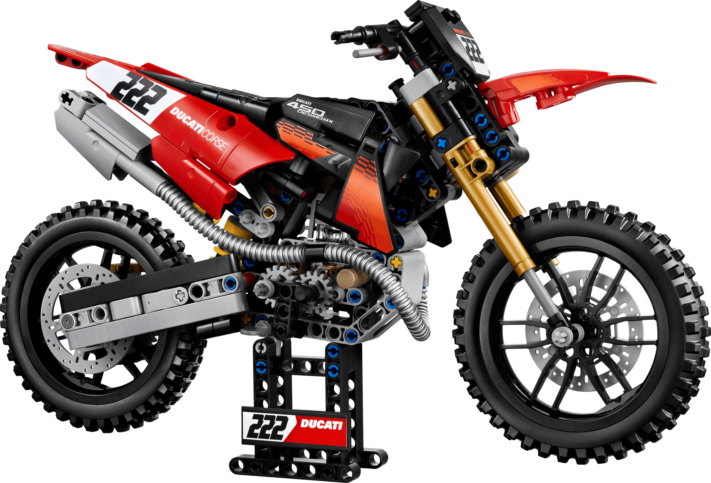 LEGO Technic Motorka Ducati Desmo 450 MX Factory 42238