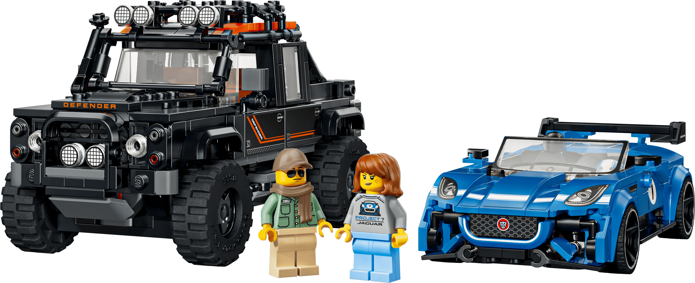 LEGO Speed Champions Jaguar Project 7 a Land Rover Defender 77264