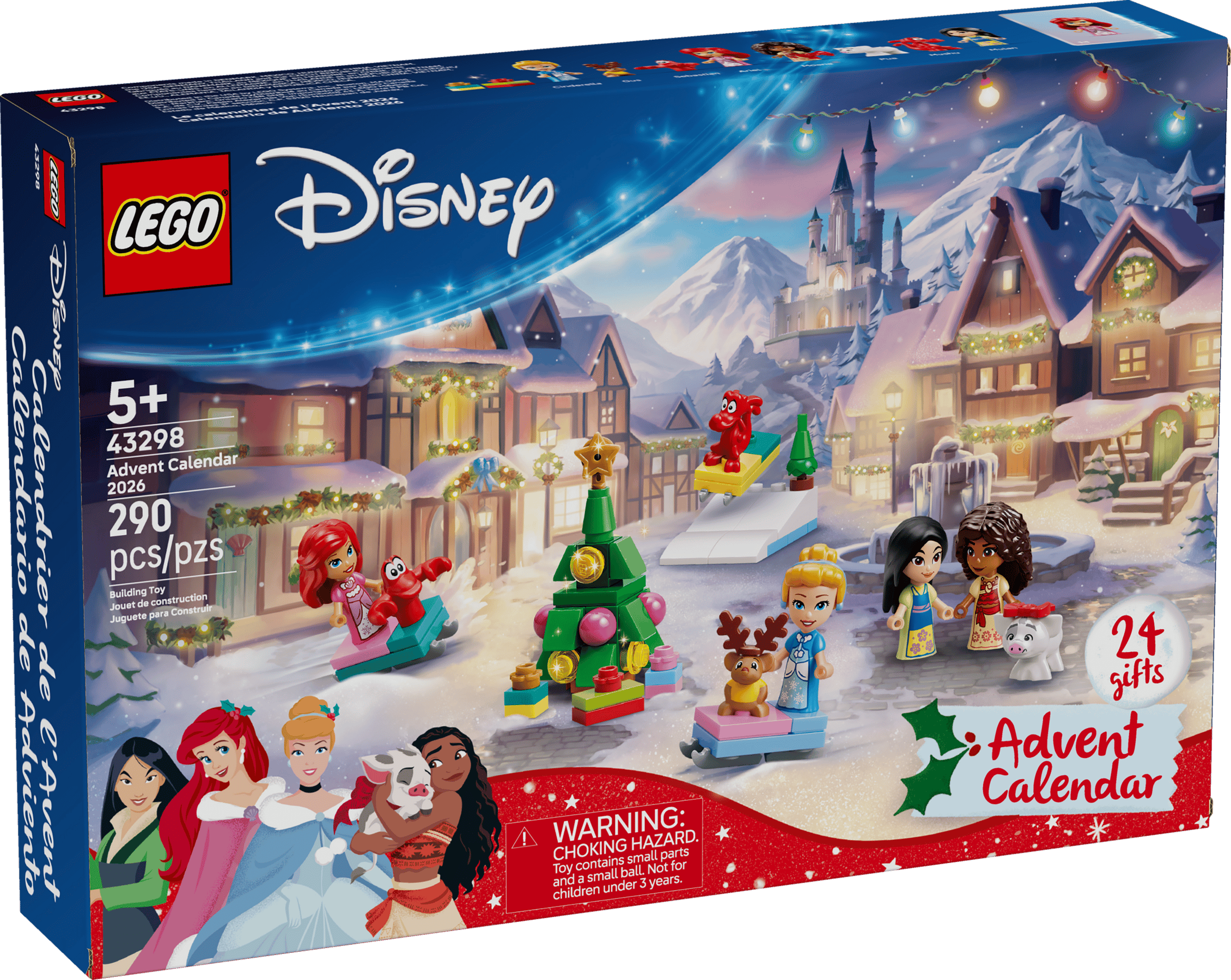 LEGO Adventní kalendáře LEGO Disney Princess Adventní kalendář 2026 43298