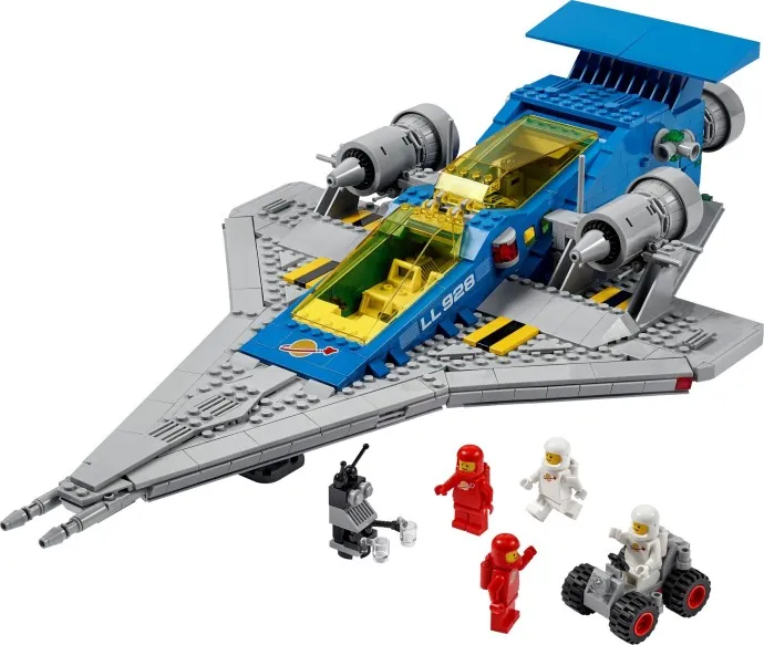 LEGO set 10497 Průzkumný raketoplán s červeným a bílým astronautem