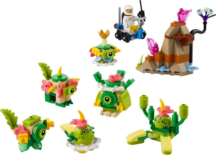 LEGO 40715 s bílým astronautem a mimozemšťany