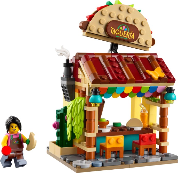 LEGO Restaurace světa: Mexiko 40907 s obřím tacem na střeše