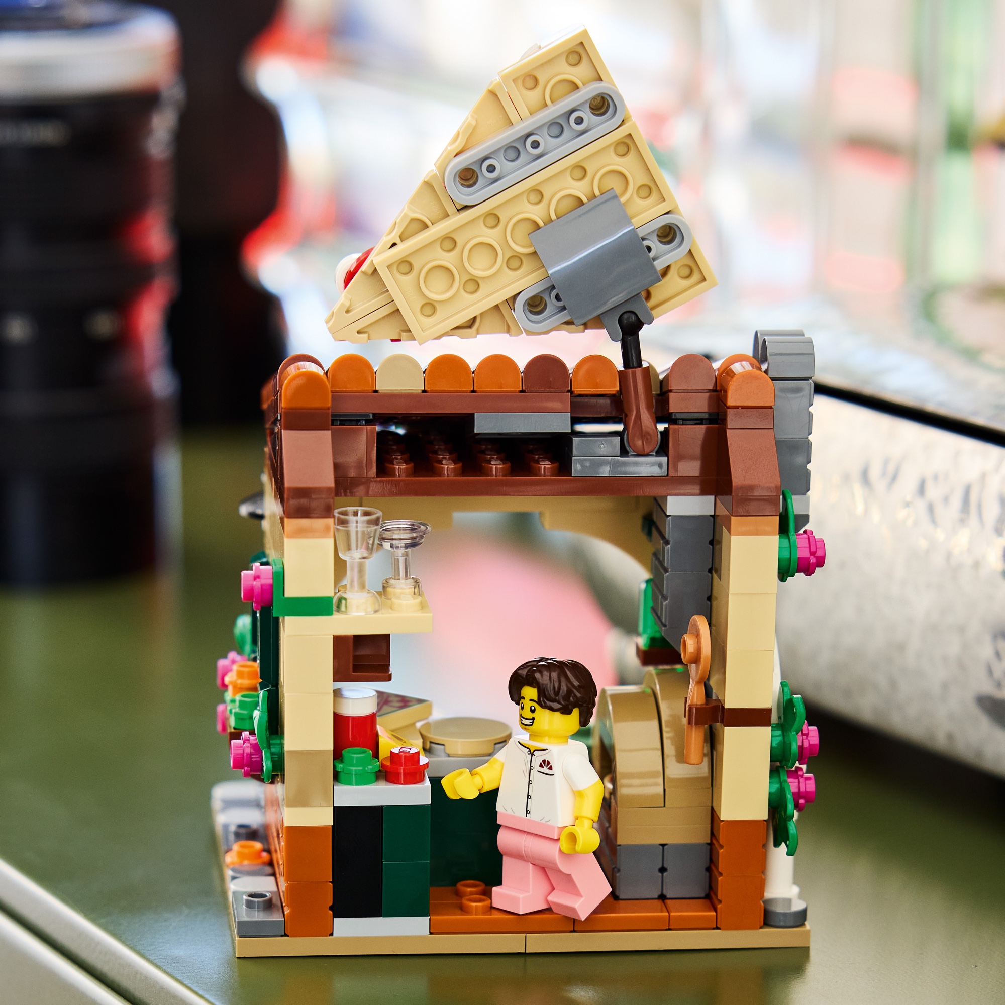 Kuchyně s pecí na pizzu v LEGO Restaurace světa: Itálie