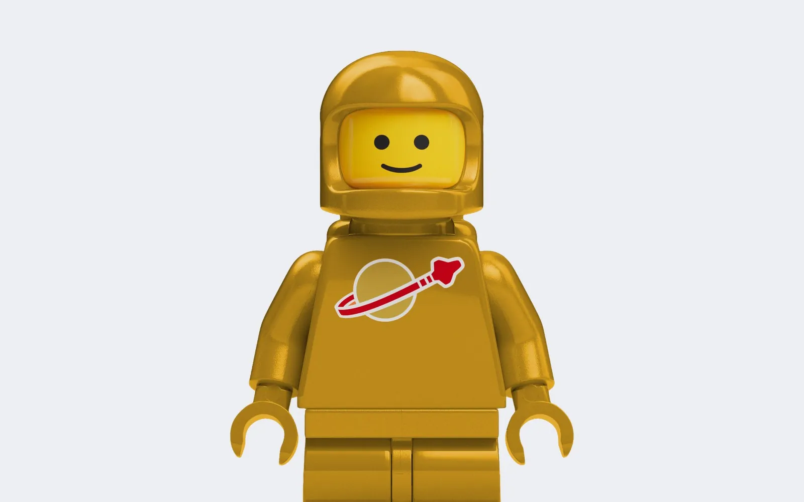 Zlatý LEGO astronaut z řady Classic Space